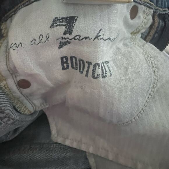 7FAM | Bootcut Jeans | Vintage Y2K Millennial Flared | Women’s Size 26 - Picture 5 of 9